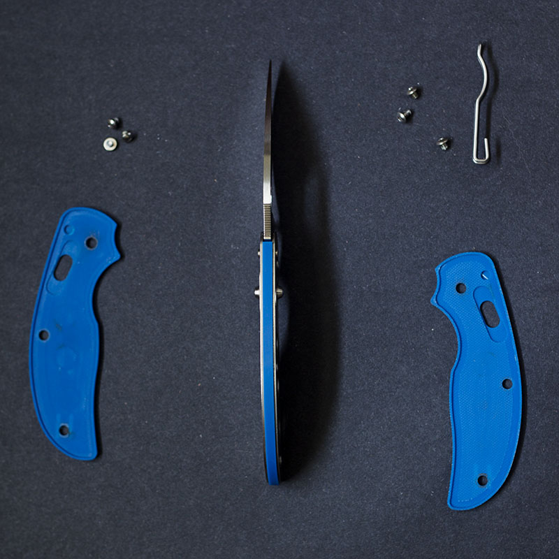 taking apart spyderco sage 3 knife