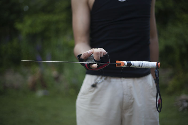 balancing point on machete knife