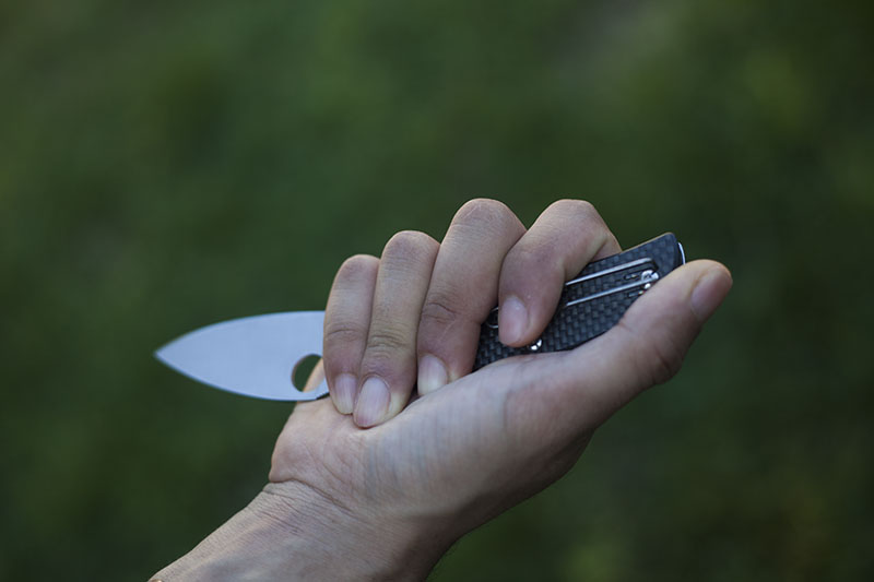 grips with spyderco sage 1 knife