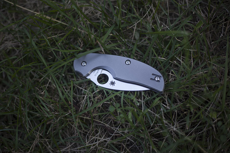 full titanium spyderco knife