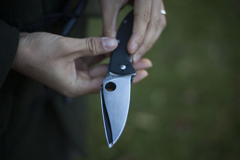 spyderco tenacious g-10 plainedge knife