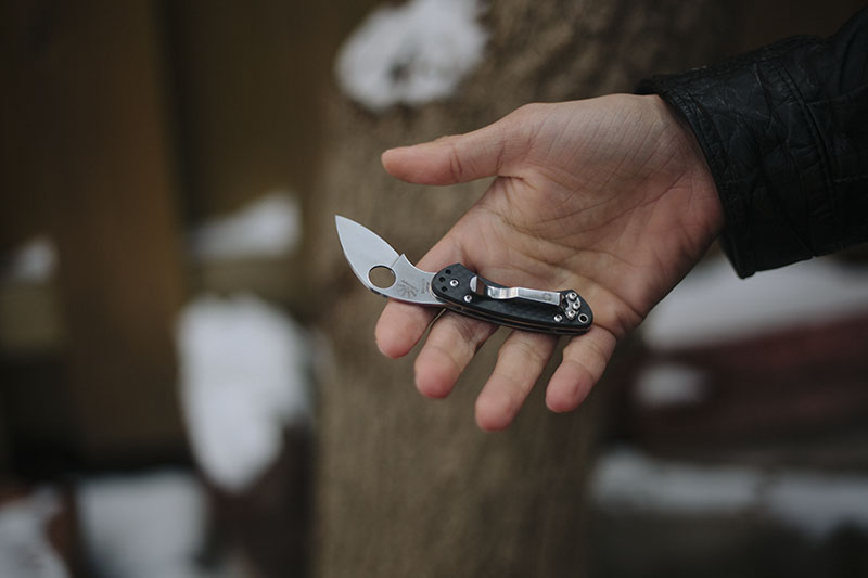 smallest spyderco with clip balance