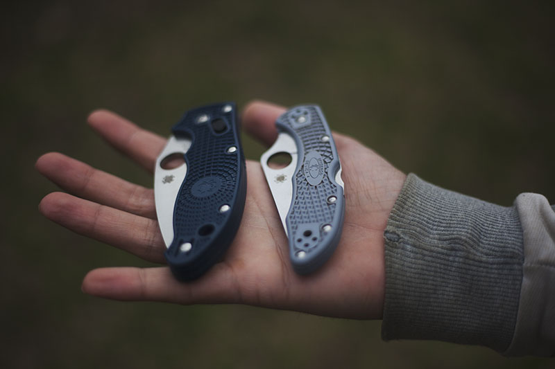 spyderco manix 2 and spyderco delica 4 comparison