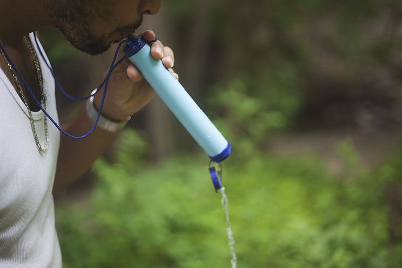 LifeStraw - Personal survival water filter - (Green) - Survival