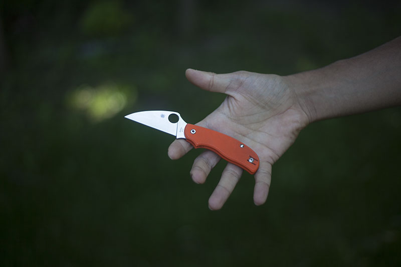 slip joint spyderco orange urban mtjs review