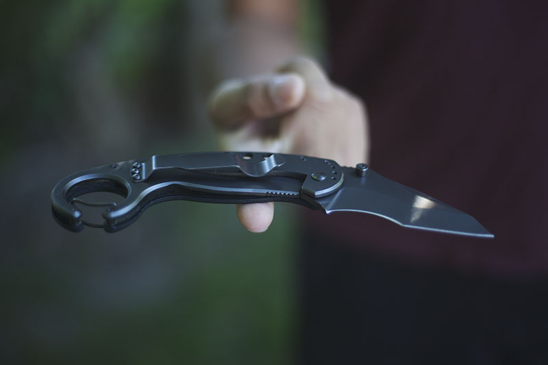 folding tactical knife test boker plus clb karambit review