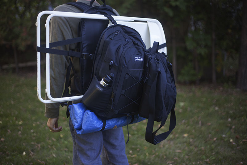 camping bag cooler granite rocx tahoe backpack review