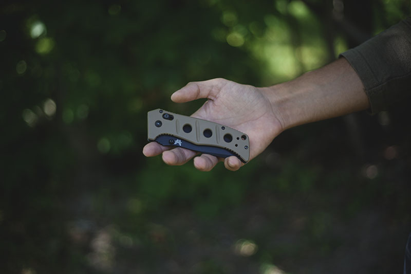 folding survival knife benchmade adamas review tactical edc