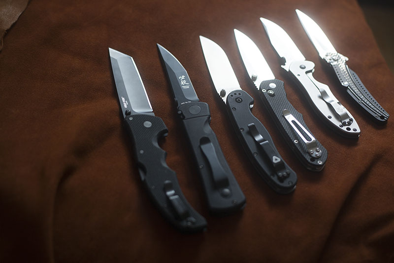 collection of knives survival blog