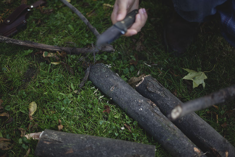 testing l.t. wright genesis review fixed blade bushcraft chopper