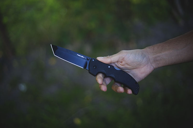 everyday carry tactical folder cold steel recon 1 review