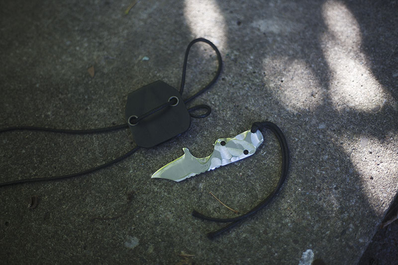 survival blog modification neck knife clb microcom