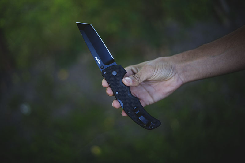 survival gear review edc cold steel tactical folding knife recon 1 tanto