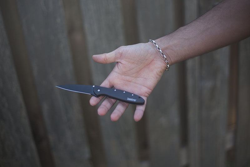 ken onion knife review 1660 kershaw leek edc folding flipper