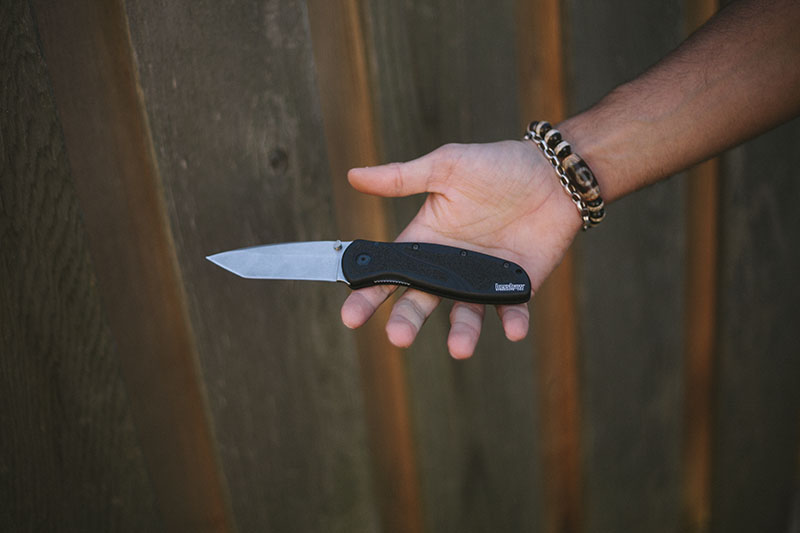 kershaw blur review 1670 knife tanto folding edc survival gear