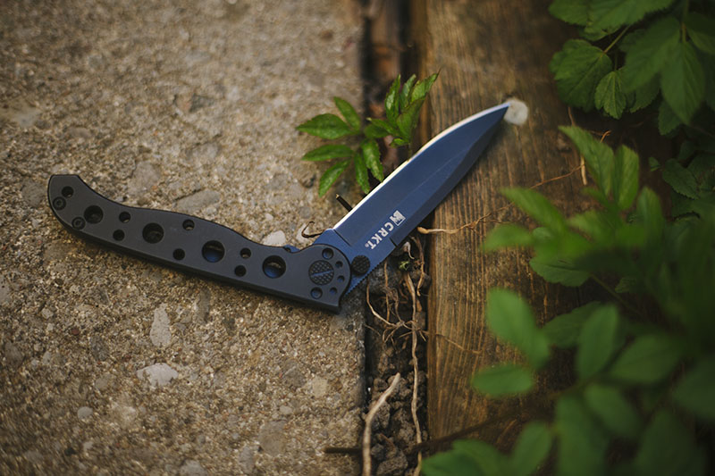 tactical folding edc knife spear point crkt m16 review survivalist blog