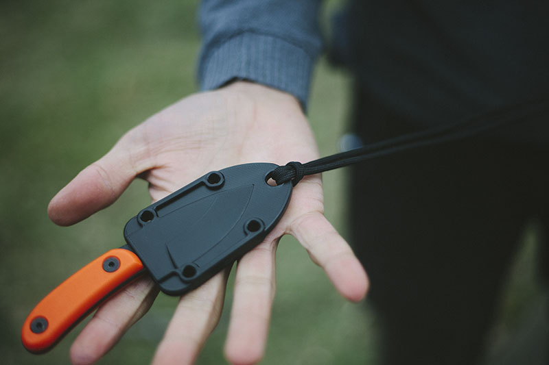 outdoor tool neck knife survival edc esee candiru review