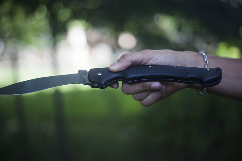 large cold steel pocket knife review rajah ii gear