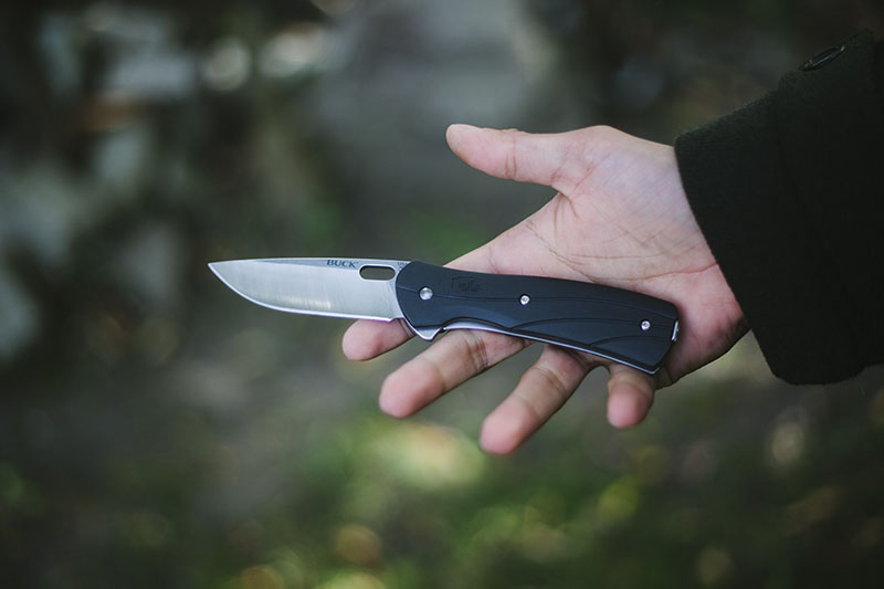 buck vantage select review folding pocket knife edc flipper