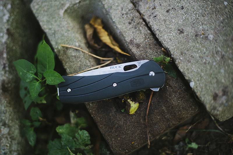 survival blog gear review buck vantage select large 345 folding flipper