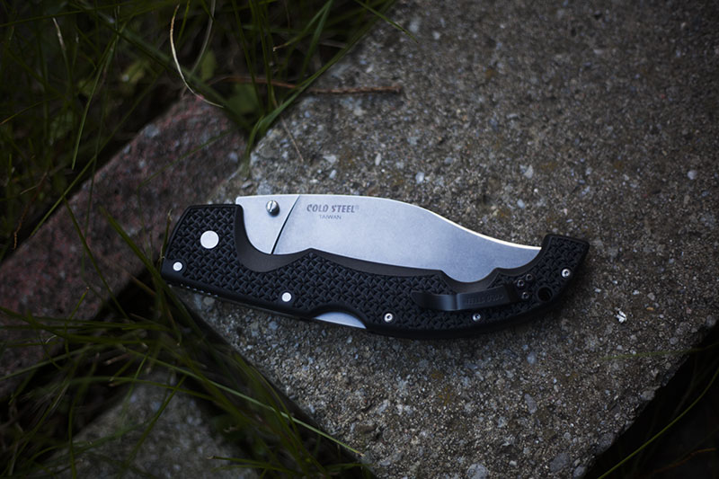 edc oversized folding pocket knife cold steel voyager xl vaquero review