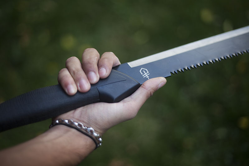 survival review blog gerber gator fixed blade machete knife