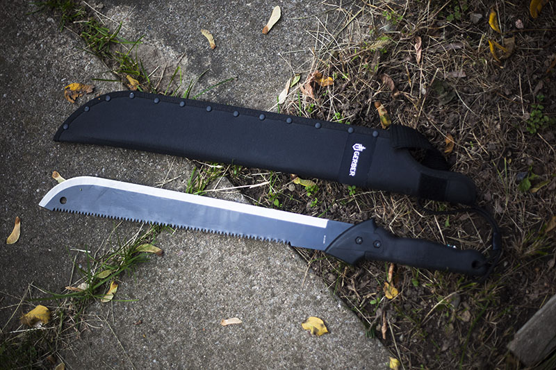 preparedness survivalist blog review gerber gator machete knife outdoor survival blade