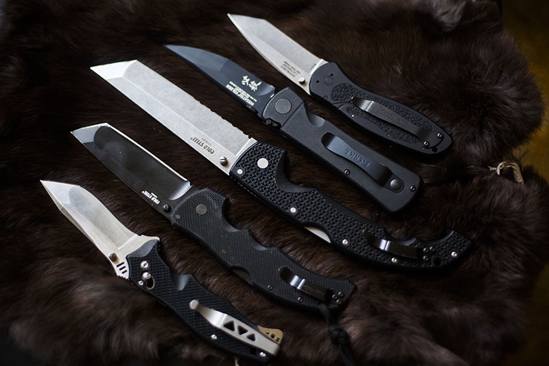 Knife Drop: Folding Tanto Knives