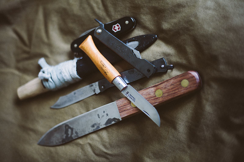 historical edc knives and outdoor knife collection pieces