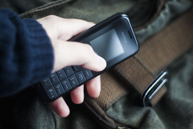 communication device using dumb phones as emergency tools