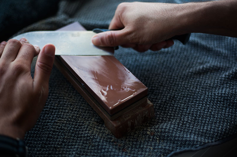 How to Sharpen Kitchen Knives with Japanese Whetstones