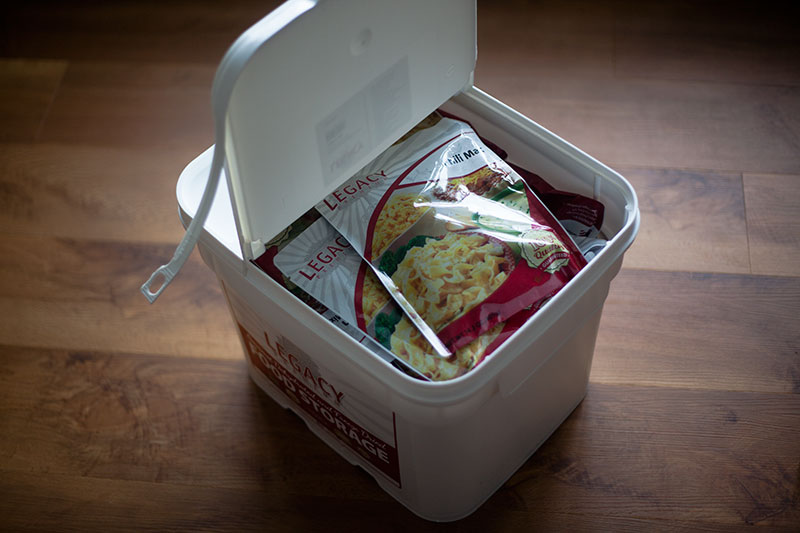 Legacy 120 Serving Breakfast Bucket Emergency Food Kit - Legacy Emergency  Food - Freeze Dried